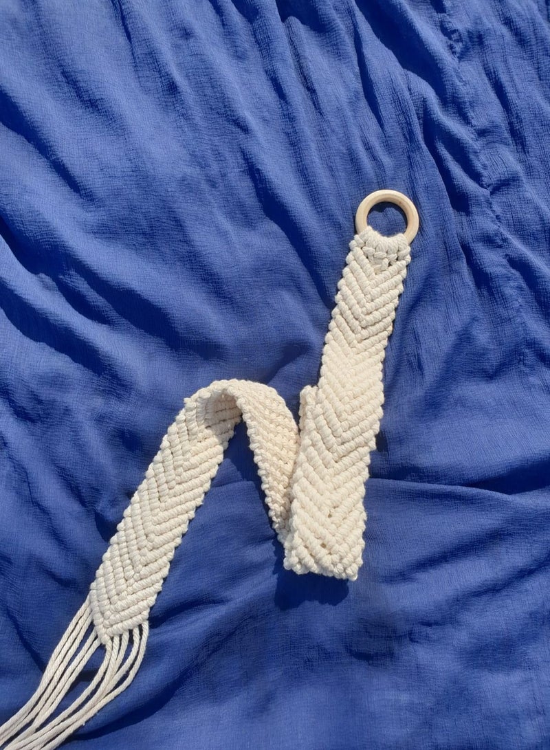 macrame sanu handmade macrame boho style belts for grown  - Image 2
