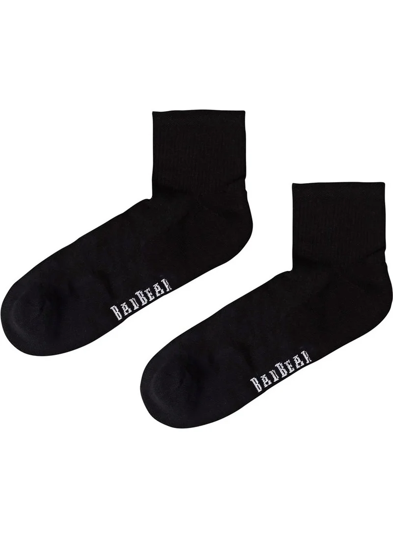 باد بير Unisex Black Socks Bear Tall