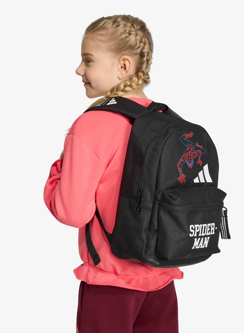 Adidas BLACK/WHITE Kids Marvel'S Spider Man Printed Backpack  | Best Price UAE