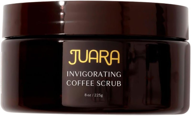 JUARA Invigorating Coffee Scrub - 8 oz Exfoliating Body Scrub with Antioxidant Benefits - Image 1