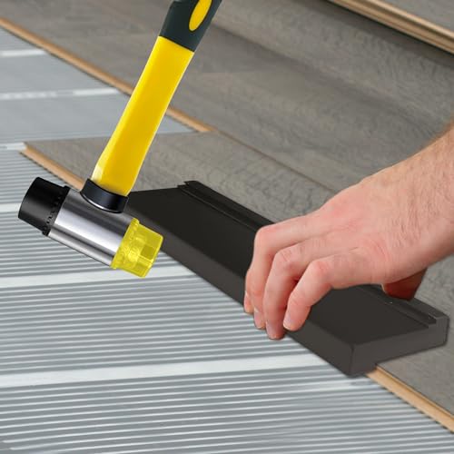 NAACOO Tapping Block for Vinyl Plank Flooring, NAACOO 3 Edges - Meet Different Floor Thickness. Double Sided with Notches - Use for Tongue&Groove or Click-Lock Floor, Universal Laminate/Vinyl Flooring Tools. - Image 5