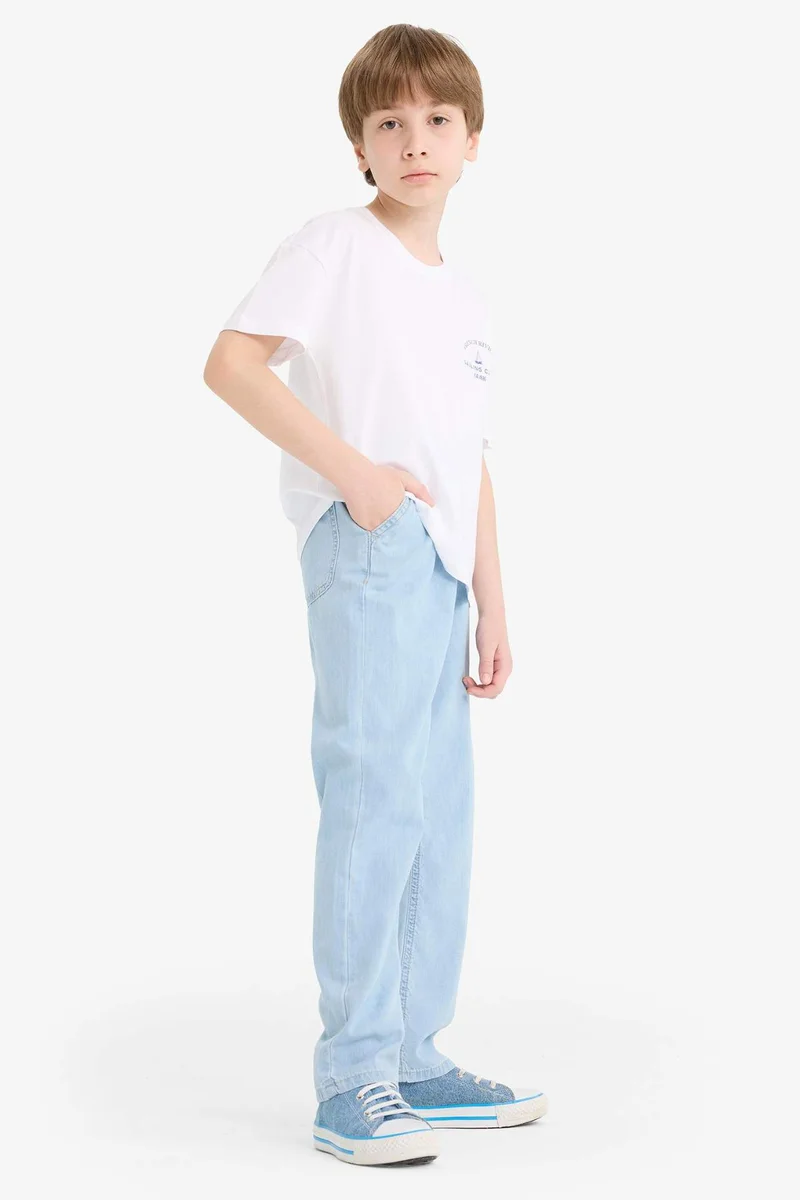 DeFacto Boy Flexible Waist Straight Leg Jeans
