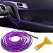 OSIFIT Car Interior Trim StripsUniversal 98 ft Car Electroplating Decoration Styling Door Dashboard Flexible Interior Trim Accessories with Installing ToolPurple - Image 2