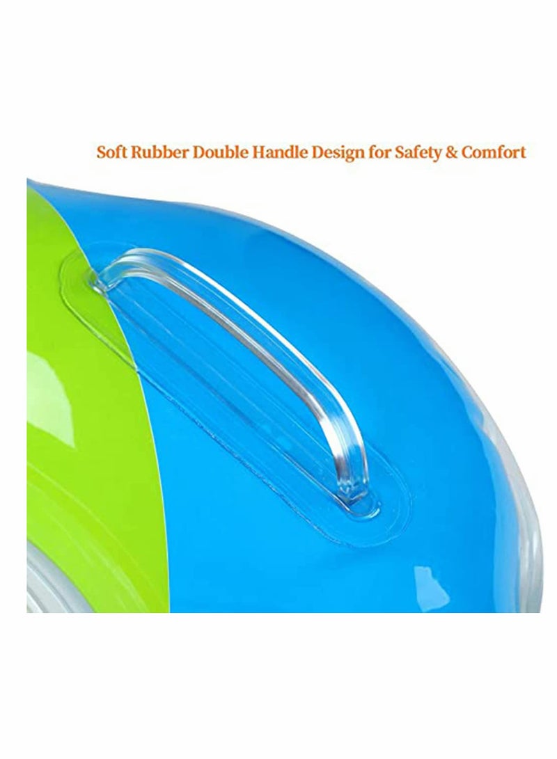 KASTWAVE Swimming Ring Baby Float Seat Inflatable Baby Pool Swim Ring Float Infant Toddler Swimming Ring with Handles - Image 5