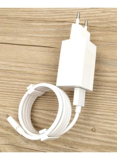 Flash Charge Super VOOC Adapter Charger  With USB-C Cable Compatible With Oppo