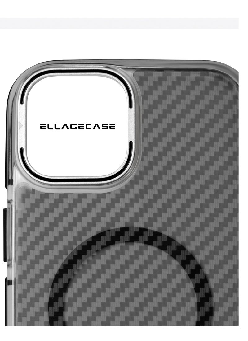 ELLAGECASE Case with stand for iPhone 14 Plus, Solid Camera Protection, Shockproof, Compatible with Magsafe and Wireless Charging  - Image 2