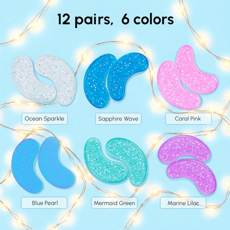 MAREE Eye Gels - Cooling Pads Under Eye Patches for Puffy Eyes and Dark Circles with Collagen & Hyaluronic Acid - Anti Wrinkles Under Eye Masks Skincare Treatment for Puffiness - Parches Para Ojeras - Image 4