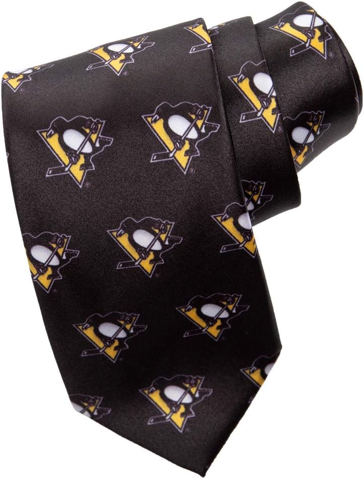 NHL Men's All Over Team Logo Neck Tie