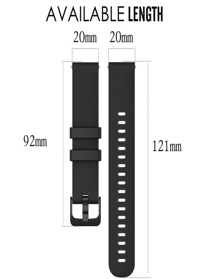 QGHXO سوار بديل من السيليكون الناعم لساعة Garmin Venu Sq 2/Music، مناسب لساعة Garmin Venu 2 Plus (بدون جهاز تتبع). - Image 5