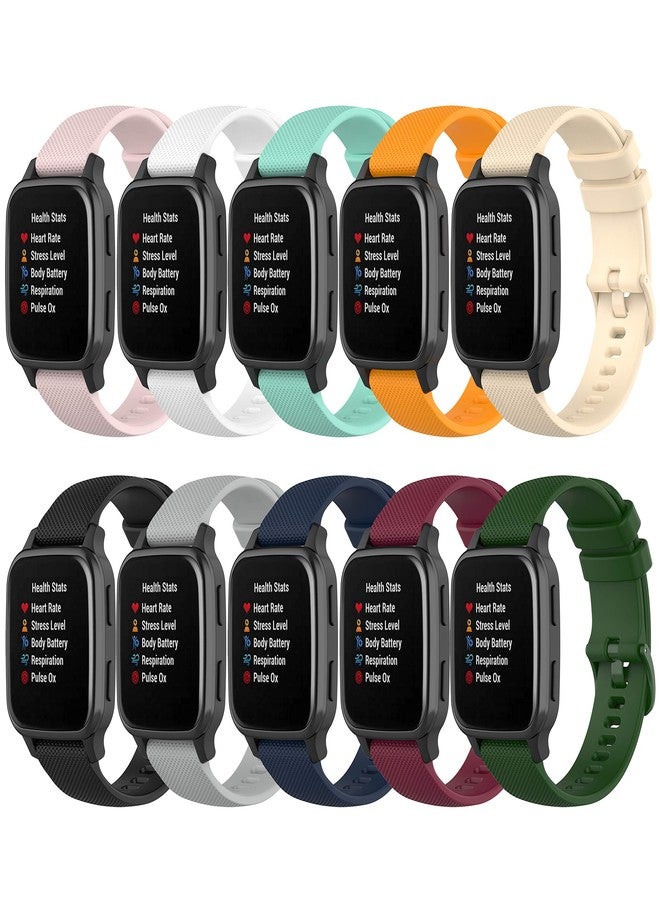 QGHXO سوار بديل من السيليكون الناعم لساعة Garmin Venu Sq 2/Music، مناسب لساعة Garmin Venu 2 Plus (بدون جهاز تتبع). - Image 1