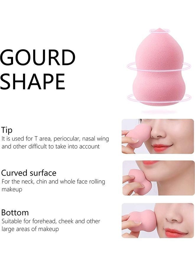 NIBEMINENT Pack Of 4 Egg Blending Sponge With Case Multicolour - Image 4