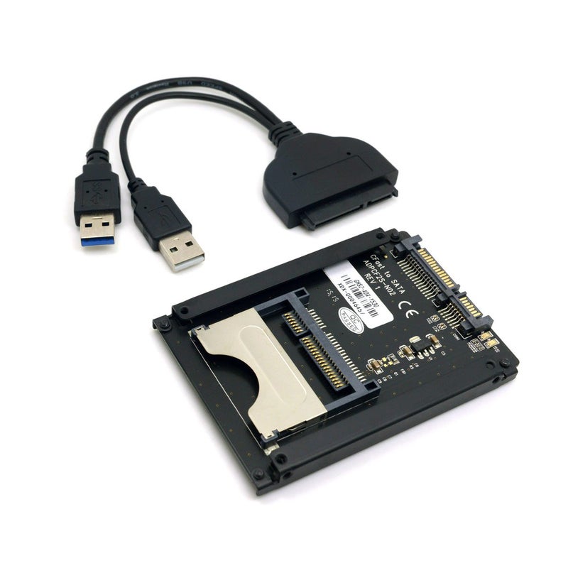 Chenyang قارئ بطاقة تشين يانغ CFast، محول CFast SSD إلى 22 دبوس SATA مع كابل طاقة بيانات SATA إلى USB 3.0 - Image 1