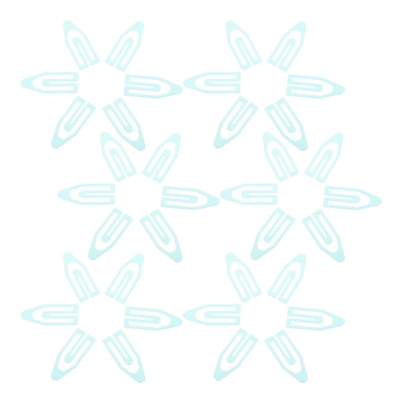 Light Green Arrowhead Plastic Paper Clips 60Pcs for Office Filing Document Memo Organization - Image 2
