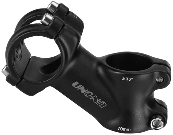 FOMTOR Bike Stem 31.8mm 35 Degree 70mm FOMTOR Bicycle Handlebar Stem Riser Suitable for BMX MTB Road Bike Mountain Bike (31.8 x 70mm) - Image 1