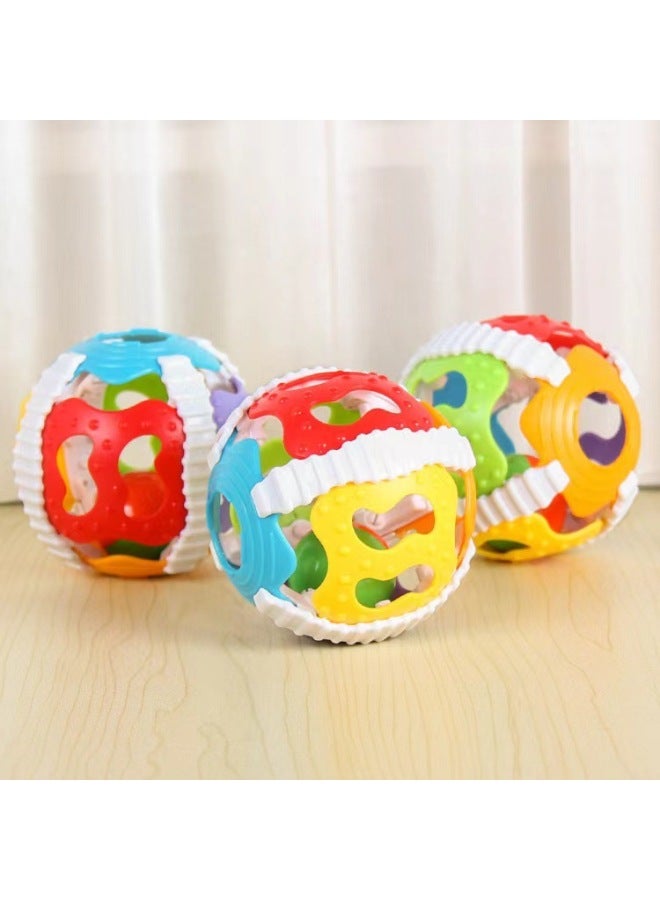 LM Baby Toy 0-1 Year Old Cartoon Hand Rattle Bells Educational Teeth Gum Soothing Grasping Toy Newborn Gift - Image 3