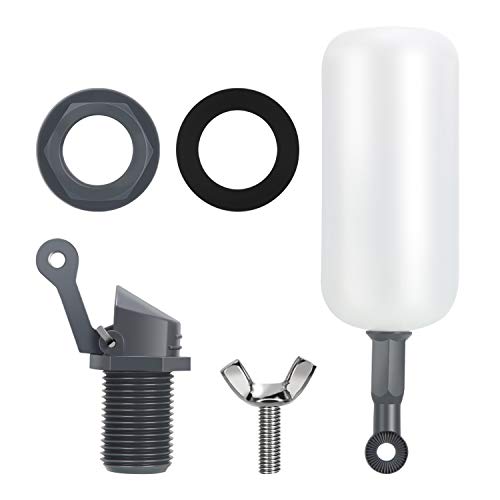 meekoo Float Ball Valve, 1.57 Inch Male Automatic Fill Feed Humidifier Tank Water with Adjustable Arm for Ponds, Livestock Water Trough, Aquariums, Aquaculture, Hydroponics and Reservoir(2 Pack) - Image 2