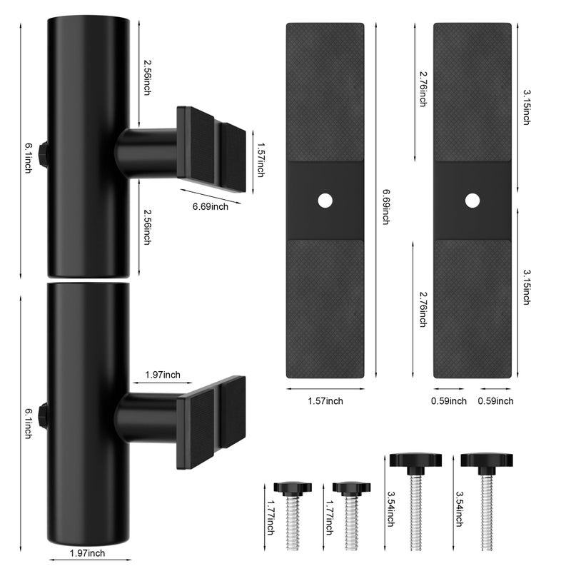 HILLMASTER Umbrella Holder Parasol Holder Patio Umbrella Stand Mount Umbrella Clamp for Balcony, Outdoor Umbrella Holder Fixed Clip Deck Table Umbrella Mount for Deck,Railings,Beach,Courtyard,Boats,Tailgates - Image 4