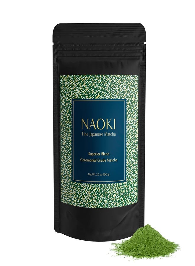 Naoki Matcha Superior Ceremonial Blend – Authentic Japanese First Harvest Ceremonial Grade Matcha Green Tea Powder from Uji, Kyoto (100g / 3.5oz) - Image 1