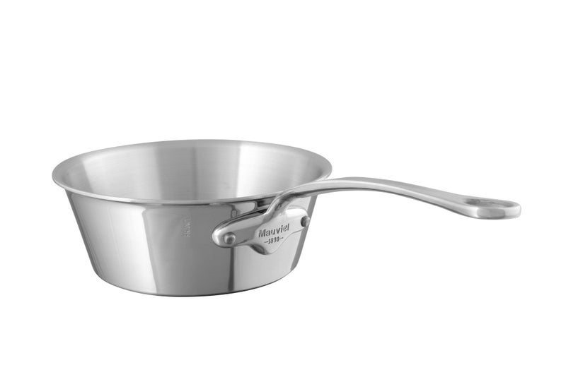 Mauviel M'COOK 5-Ply Chef Pan With Cast Stainless Steel Handle, 1.1-Qt, Made in France - Image 3