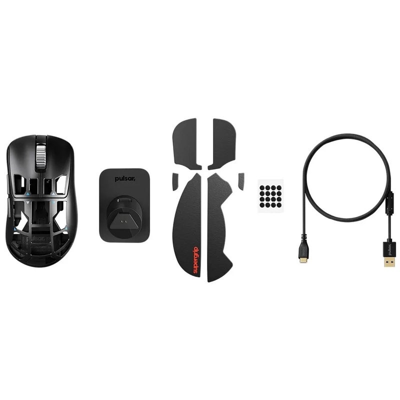 بولسار ماوس Pulsar Feinmann F01 Dual Mode Wireless Gaming Mouse, 8000Hz, XS-1 Sensor, Magnesium Alloy Hollow Shell, Lightweight - Image 2