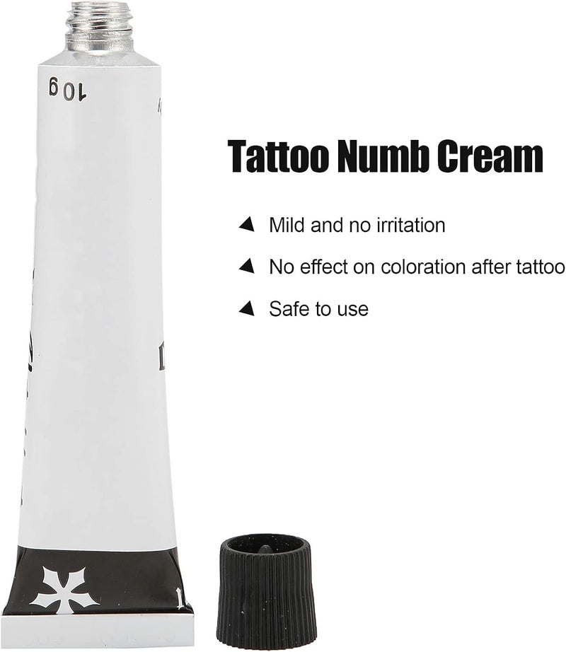 كلاراكو كريم تخدير موضعي للوشم 10 غرام، كريم للوشم، تخدير سريع وعميق لتخفيف الألم والانزعاج والوجع، مناسب للوشم وفن الجسم ومستلزمات المكياج الدائم - Image 3