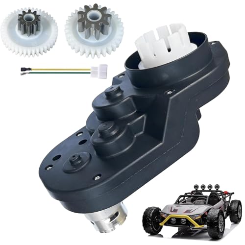 BUMPKAI Power Wheels 24V DC RS555 40000RPM High Speed Torque Electric Drive Motor Gearbox Upgrade for Big Kids Ride on Toys Replacement Parts for Ford f150Dune RacerPink RZRDisney High 18V20V - Image 1