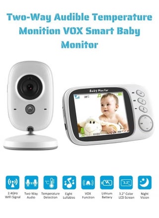 Wireless Video Color Baby Monitor High Resolution Baby Nanny Security Camera Baby Phone Video & Audio Portable Intercom - pzsku/ZB73EA3CF08CFC6F3680DZ/45/_/1729761563/7e7686db-9aa3-4a7d-b7b2-cf3e9ed86ef8