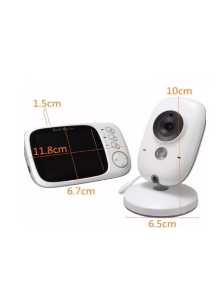 Wireless Video Color Baby Monitor High Resolution Baby Nanny Security Camera Baby Phone Video & Audio Portable Intercom