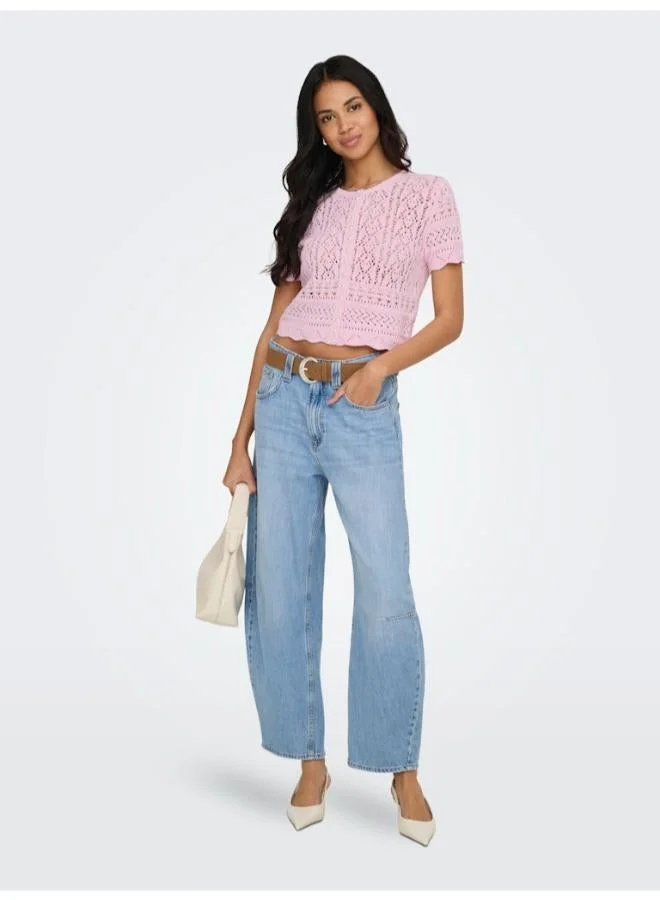 ONLY  Onlelke Short Sleeve Pearl Cardigan for Women | Best Price UAE