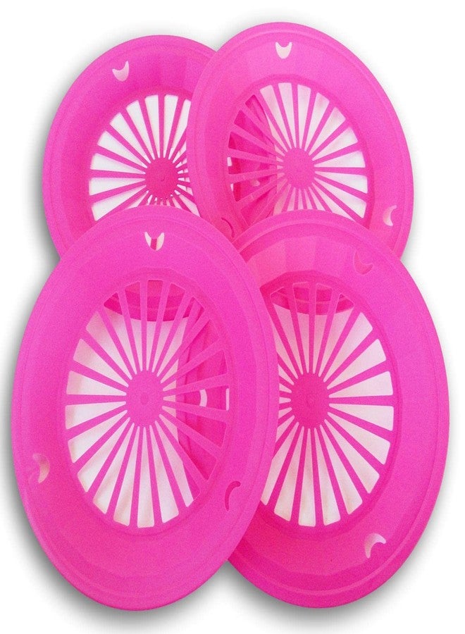 Cooking Concepts Sturdy Vented Paper Plate Holder - 4 Pack (Pink) - Image 3