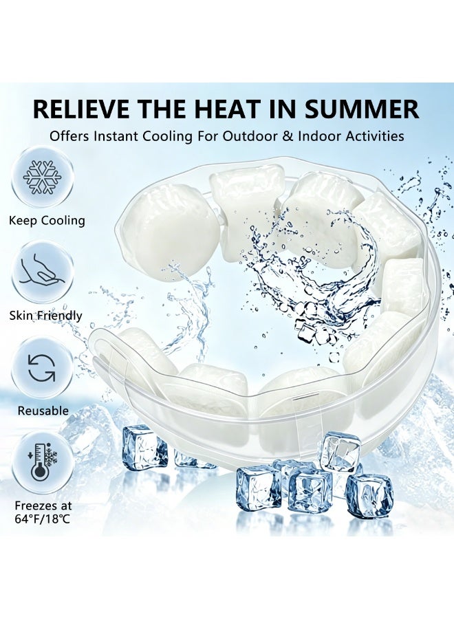 Nailuck Cooling Neck Ice Ring, Detachable Wearable Cooler Ice Pack, Reusable 18℃ Constant Temperature Portable Neck Cooler for Summer Outdoor Camping Hiking Athletes Workers. - Image 3