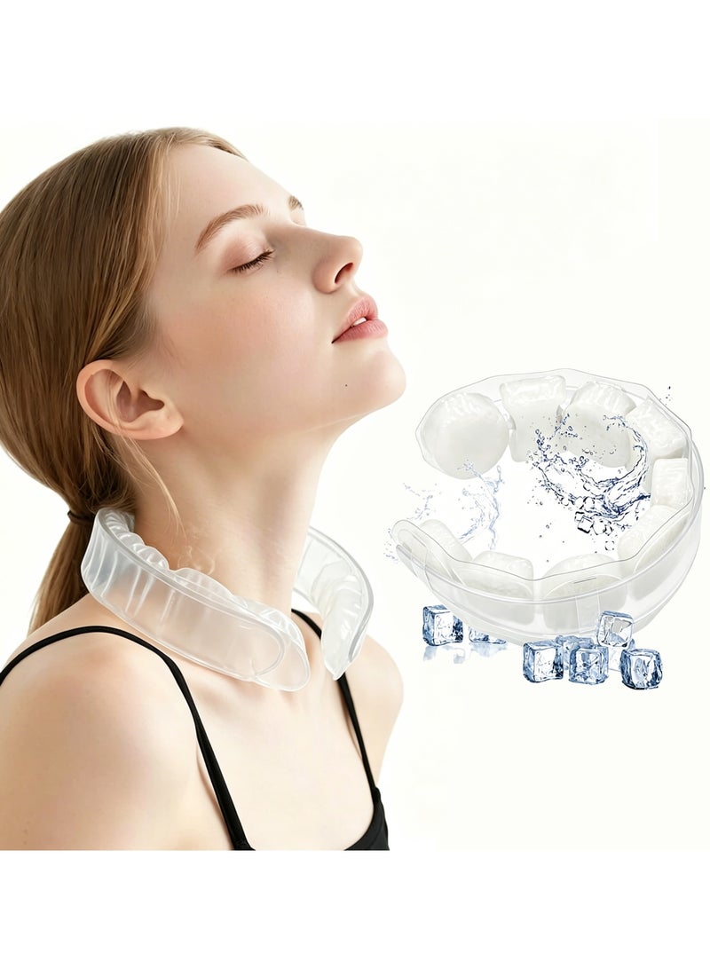 Nailuck Cooling Neck Ice Ring, Detachable Wearable Cooler Ice Pack, Reusable 18℃ Constant Temperature Portable Neck Cooler for Summer Outdoor Camping Hiking Athletes Workers. - Image 1