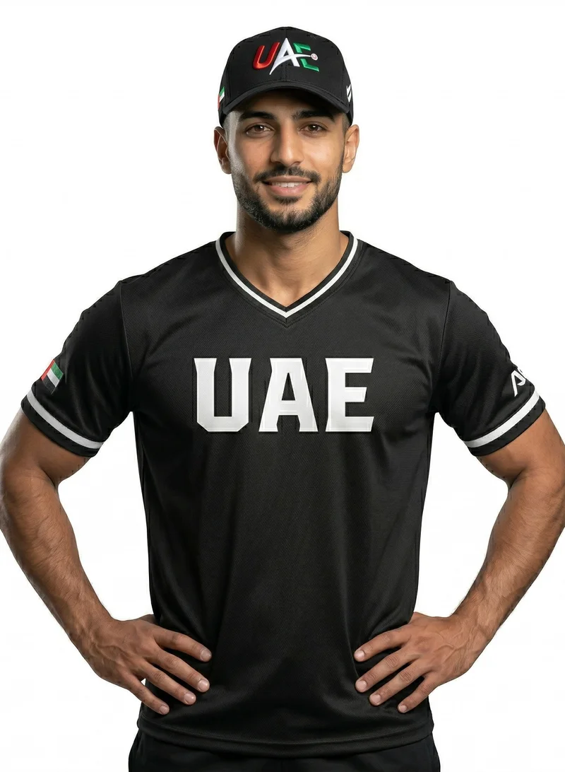 البيسبول يونايتد UAE Baseball National Team Men's Lifestyle V-Neck Jersey