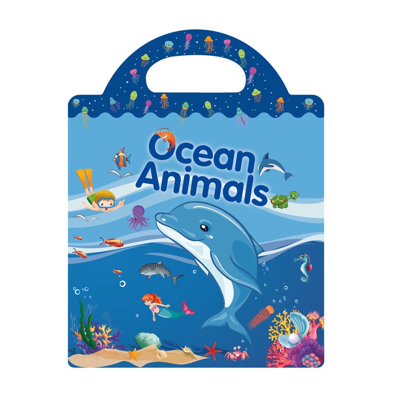 Generic Educational Kids Sticker Book Animals Dinosaur Ocean Ocean 