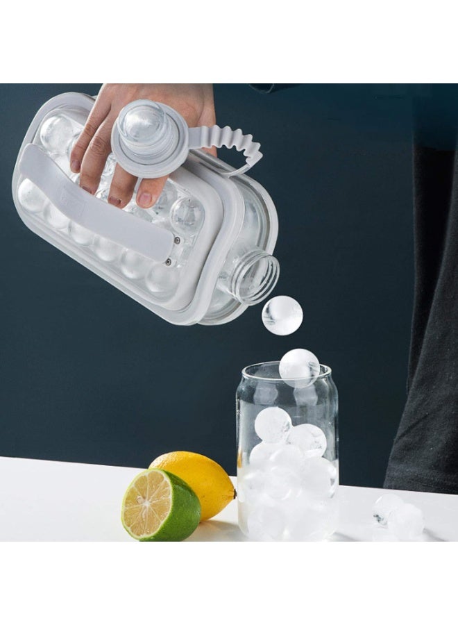 Reusable 2-in-1 ice Ball Maker Mold and water bottle, Ice Ball Mold for Cocktails, Juice, Party, Bar (Assorted Color) - Image 1