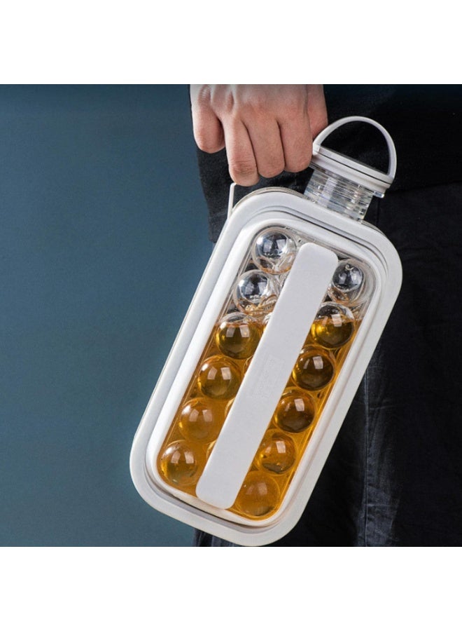 Reusable 2-in-1 ice Ball Maker Mold and water bottle, Ice Ball Mold for Cocktails, Juice, Party, Bar (Assorted Color) - Image 4