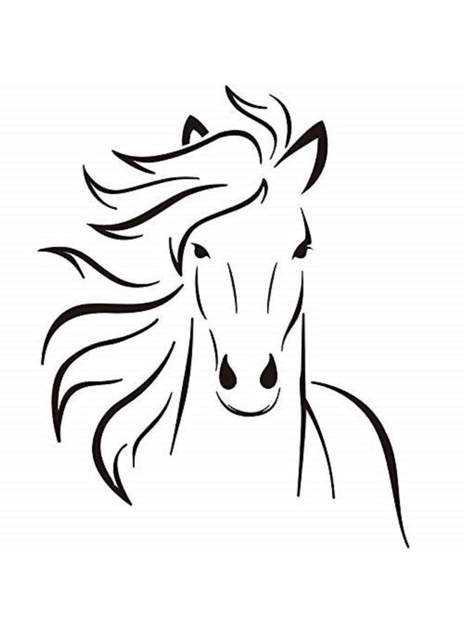 Boodecal Mustang Horse Silhouette Wall Decal Mural Decor For Bedroom Kids Room Playroom 22 Inches X 27.5 Inches - Image 2