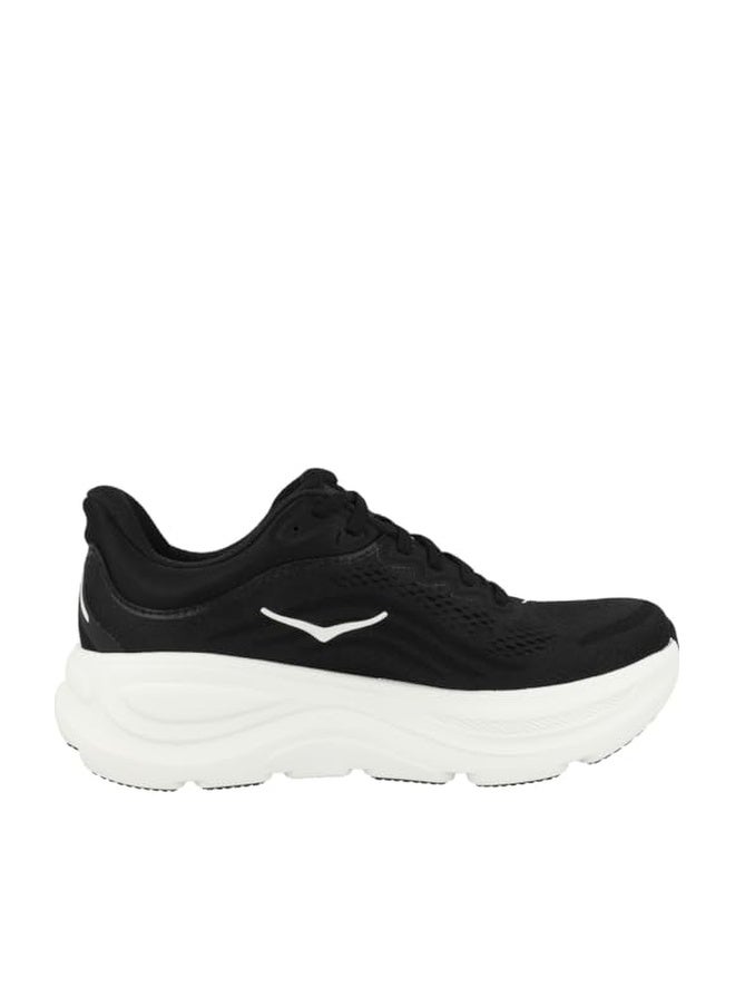 Hoka Women's Bondi 9 Sneaker, Black/White, 6.5 - Image 1
