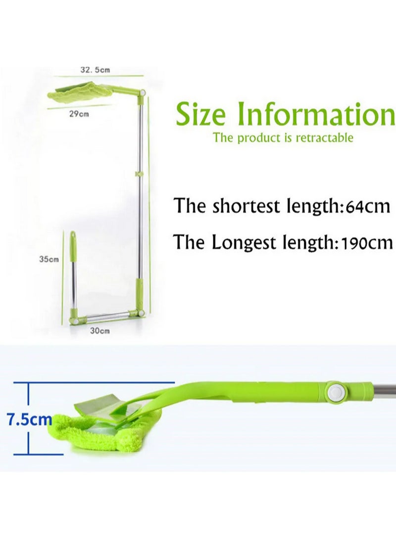 1pcs Telescopic High-rise Cleaning Glass Sponge Mop Multi Cleaner Brush Washing Windows Dust Brush Easy Clean the Windows Hobot - Image 2