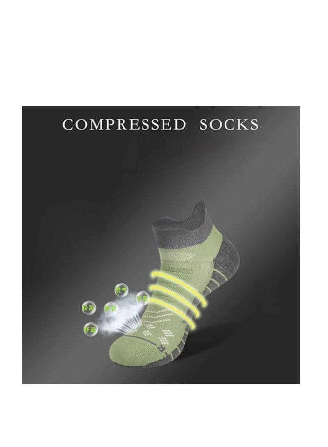 Mens Ankle Socks, Athletic Socks Low-Cut Cotton Ankle Casual Sock Breathable Sports Socks Sweat Absorbing Socks for Men 6Pack - Image 4