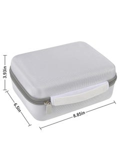 GWCASE Case Compatible With Brother P-Touch Ptd220 210 Home/Office Everyday Label Maker, Storage Holder Carrying Organizer For Label Tapes, Ac Adapter, Charging Cables (Box Only) - White  - Image 5
