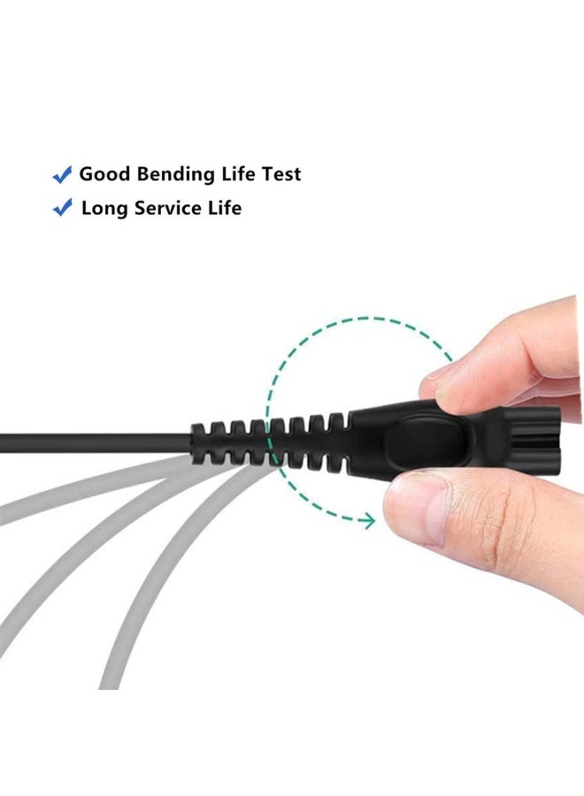 كابل شاحن 15V لشاحة فيليبس USB استبدال كابل الطاقة لشاحات حلاقة فيليبس HQ8505 Norelco 9700/9300/8900/6100/5700/5550/3000/3500/4200/4500 ملحقات آلات الحلاقة الكهربائية - Image 4