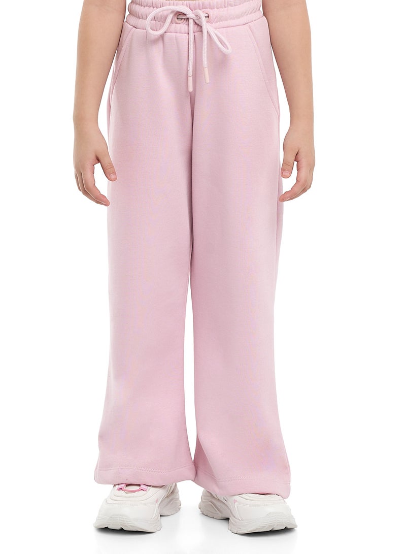 victor and jane Girls CHIC Sequin Fleece Tracksuit – Pink 2-Piece Set - Image 4