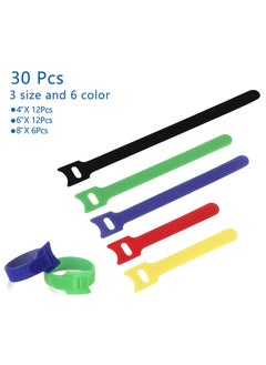 Alruht Management Organizer Kit with 4 Cable Sleeve Split, 45 Self Adhesive Cable Clips Holder, 5 Rolls and 30 Pcs Adhesive Ties, 200 Nylon Fasten Cable Ties for TV Office Car Desk Home  - Image 5