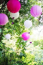 SHB Paper Lamp Lantern Shade for Decoration Hotels Home christmas day new year gift 12 Inch White 10 Pieces multi COLOUR - Image 3