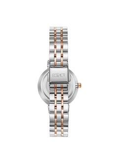 ECSTACY Ecstacy Women's GL12 Movement Watch, Analog Display and Stainless Steel Strap - E23506-KBKMN, Two Tone Rose Gold  - Image 3