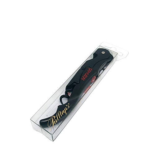Pulltap's Genuine Slider 150 Samurai Corkscrew Wine Key Bottle Opener (Negro - Black) - Image 4