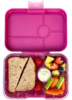Yumbox Yumbox Tapas 4 Compartment Bento Box (Malibu Purple (Rainbow Tray))  - Image 3