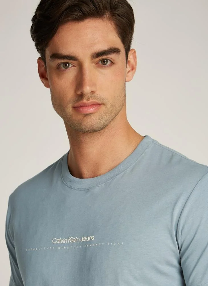 Calvin Klein Jeans Logo Crew Neck T-Shirt