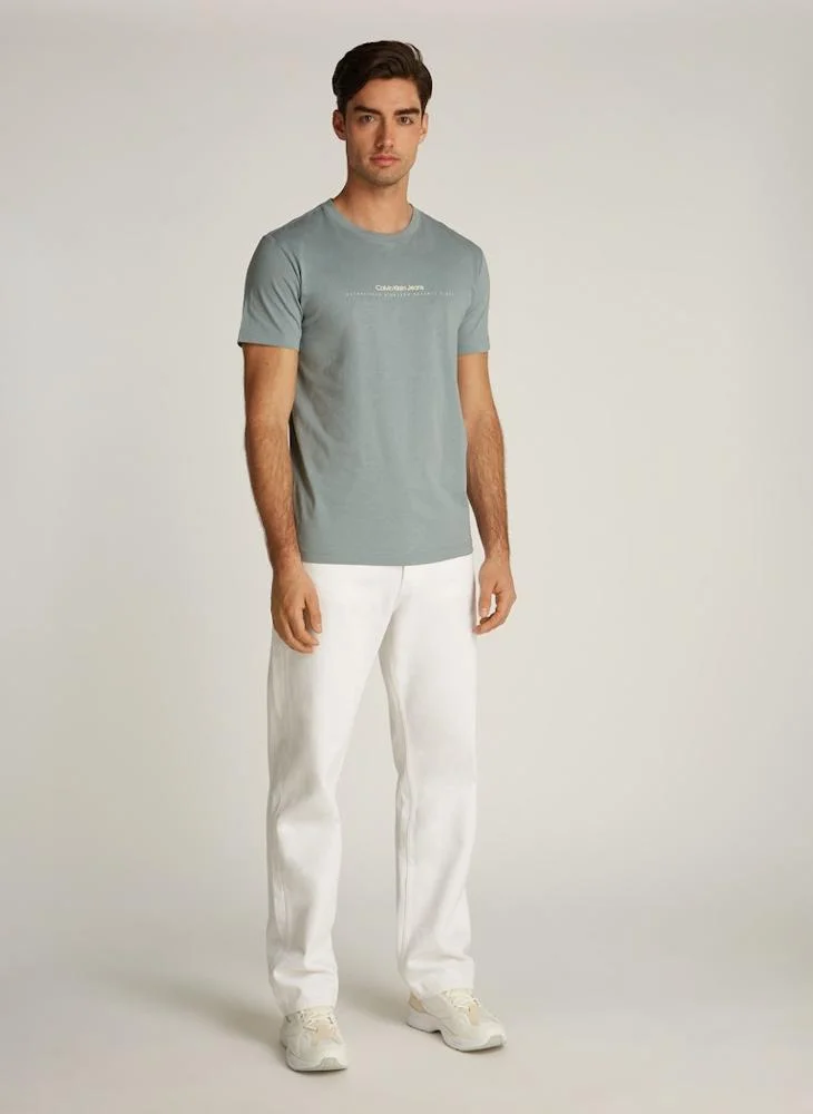 Calvin Klein Jeans Logo Crew Neck T-Shirt